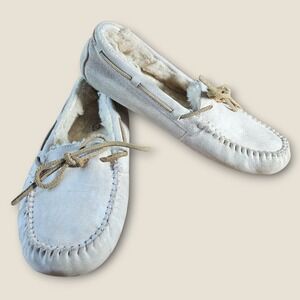 UGG Australia Dakota Suede Moccasin Slippers Women's US 9 EU 40 Shearling Lined